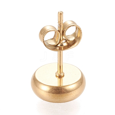 Ion Plating(IP) 304 Stainless Steel Stud Earring Settings STAS-K202-05B-G-1