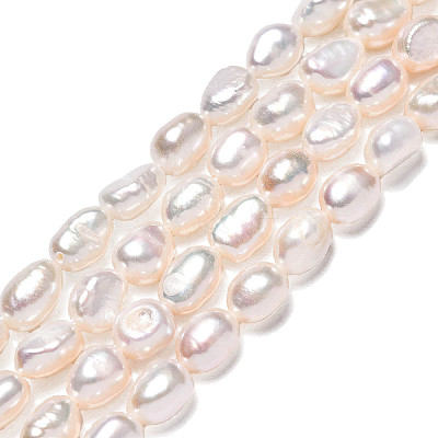 Natural Cultured Freshwater Pearl Beads Strands PEAR-N014-05E-1