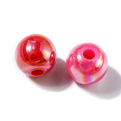 Opaque Acrylic Beads MACR-YW0002-18B-1