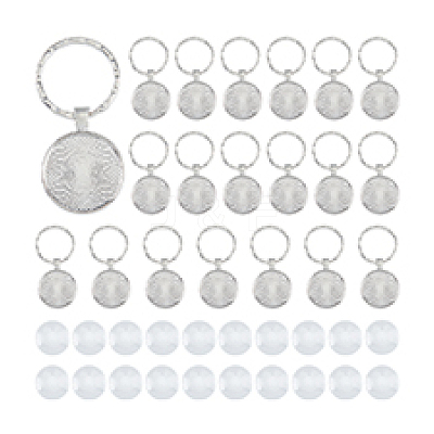 DIY Blank Dome Keychain Making Kit DIY-DC0002-15-1