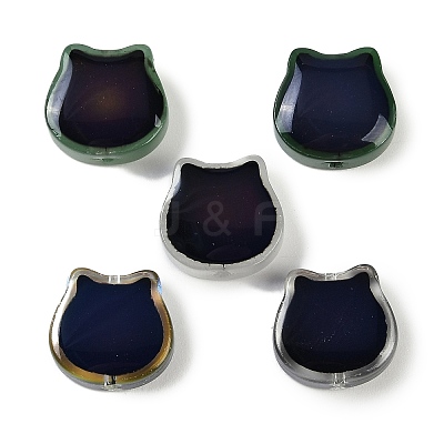 Two Tone Glass Mood Beads GLAA-Z007-12-1