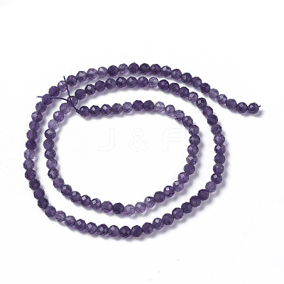 Natural Amethyst Beads Strands G-F596-13-2mm-1
