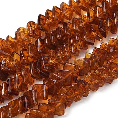 Natural Amber Beads Strands G-K376-C01-01-1