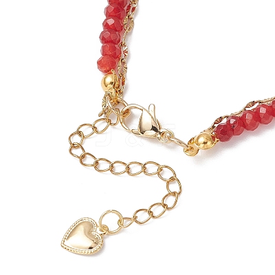 Natural Malaysia Jade Multi-strand Bracelets BJEW-JB12439-03-1