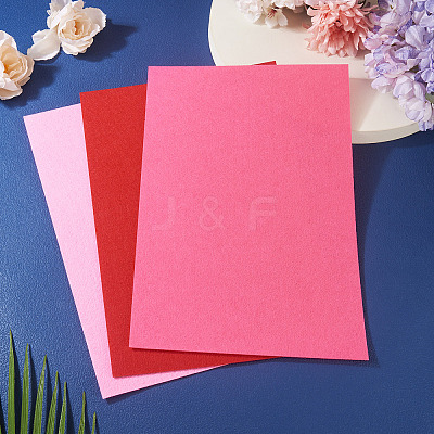 9 Sheets 3 Colors Non-Woven Fabric DIY-TA0013-43B-1