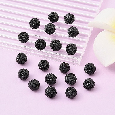 Handmade Polymer Clay Disco Ball Beads RB-R040-6mm-06-1