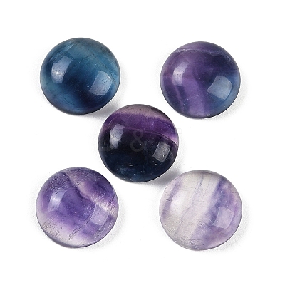 Natural Colorful Fluorite Cabochons X-G-I370-06B-1