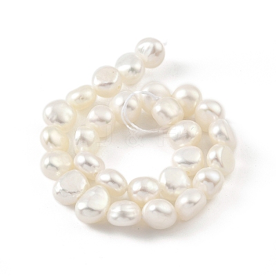 Natural Cultured Freshwater Pearl Beads Strands PEAR-A006-07G-X-1