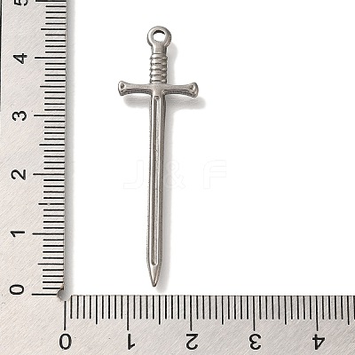 304 Stainless Steel Pendants STAS-H223-17AS-01-1
