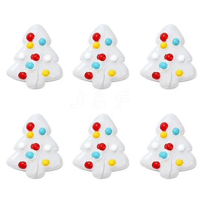 6Pcs Handmade Bumpy Glass Beads Strands LAMP-FS0001-16E-1