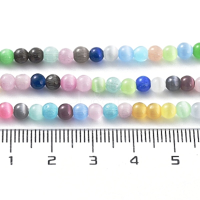 Cat Eye Beads Strands X-CE-F022-4mm-01-1