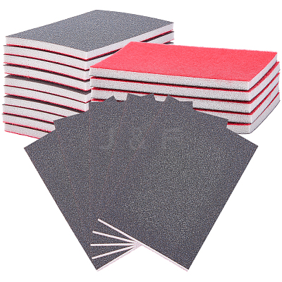 20Pcs 180 Grit Sanding Sponge Grit Sanding Blocks TOOL-SP0001-05D-1