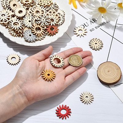 Unfinished Blank Wooden Slices for Painting Arts WOOD-CJC0011-16A-1