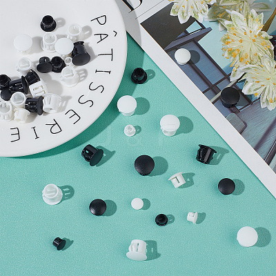 120Pcs 6 Style Plastic Hole Plugs FIND-GF0003-75-1