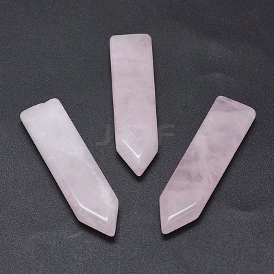 Natural Rose Quartz Cabochons G-P384-E05-1