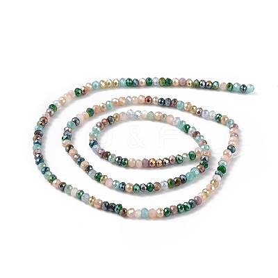 Electroplate Glass Beads Strands EGLA-I015-04B-1