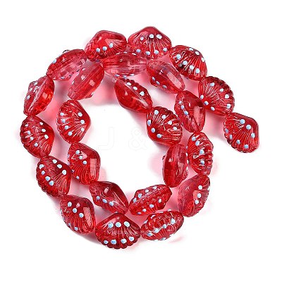 Handmade Lampwork Beads Strands LAMP-I027-11I-1