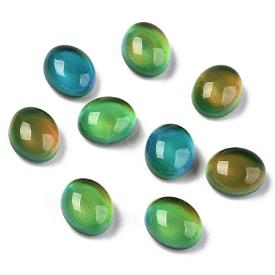 Glass Cabochons GLAA-R218-03-1