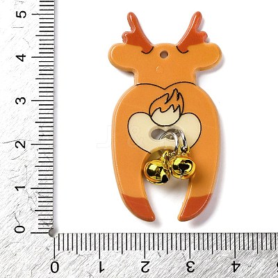 Christmas Theme Acrylic Pendants OACR-Q098-01A-1