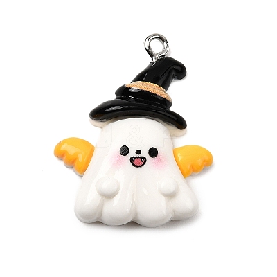 Halloween Opaque Resin Pendants CRES-D314-01P-04-1