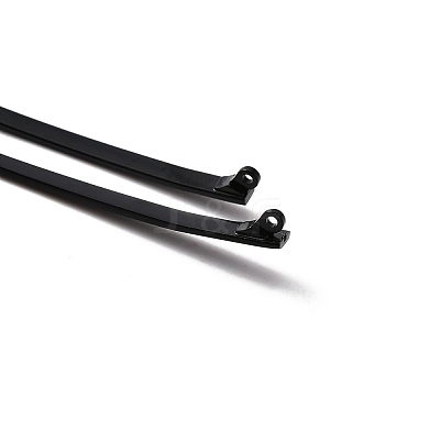 2Pcs Alloy Eyeglasses Arm FIND-WH0128-29EB-1