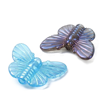 Transparent Acrylic Beads OACR-E033-01-1