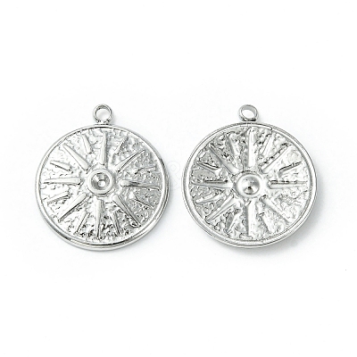 Tarnish Resistant 304 Stainless Steel Pendant Rhinestone Settings STAS-L269-011P-1