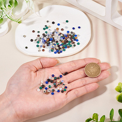 300Pcs 10 Styles Natural & Synthetic Mixed Stone Beads G-TA0003-01-1
