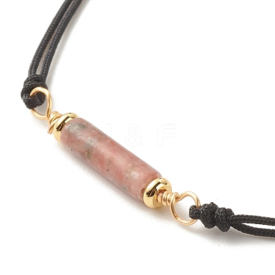 Adjustable Natural Jade Braided Beaded Bracelets for Women BJEW-JB07792-1