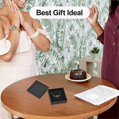 10Pcs 5 Styles Texture Paper Jewelry Gift Boxes OBOX-FS0001-01A-1
