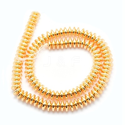 Electroplate Non-magnetic Synthetic Hematite Beads Strands G-L485-05B-G-1