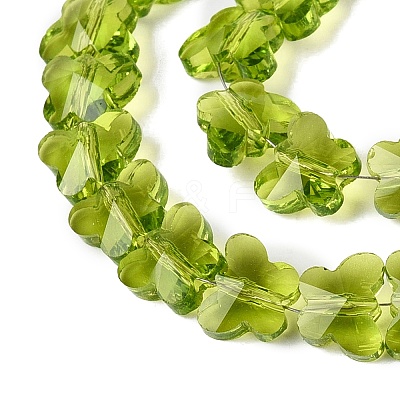 Transparent Glass Beads Strands GLAA-Q118-01A-B06-1