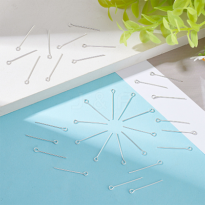 100Pcs Brass Eye Pins KK-BBC0024-76C-1