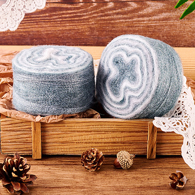 Segment Dyed Knitting Yarn DIY-TAC0033-03A-1