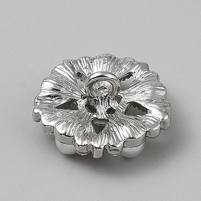 1-Hole Alloy Buttons BUTT-WH0030-59-1