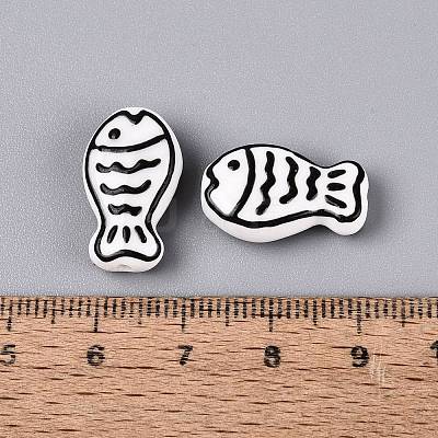 Handmade Porcelain Ceramic Beads PORC-Q005-05A-1
