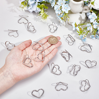 32Pcs Mini Iron Place Card Holders ODIS-SP0001-08P-1
