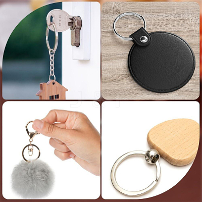 316 Surgical Stainless Steel Split Key Rings STAS-BBC0008-20-1