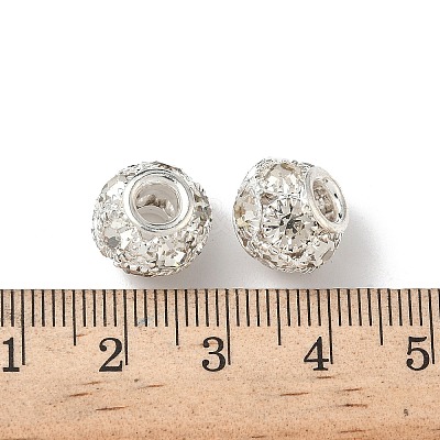Brass Rhinestone Beads KK-A267-03C-01S-1