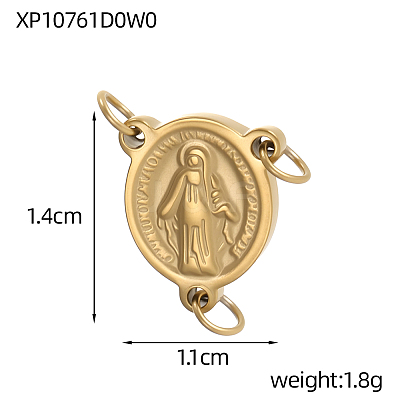 Easter 304 Stainless Steel Pendants STAS-OY010-94G-1