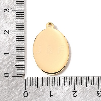 Textured 304 Stainless Steel Pendants X-STAS-K324-02G-1