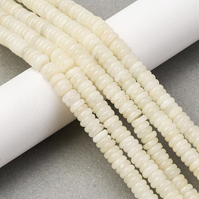 Natural White African Opal Beads Strands G-L624-H12-6x2mm-1