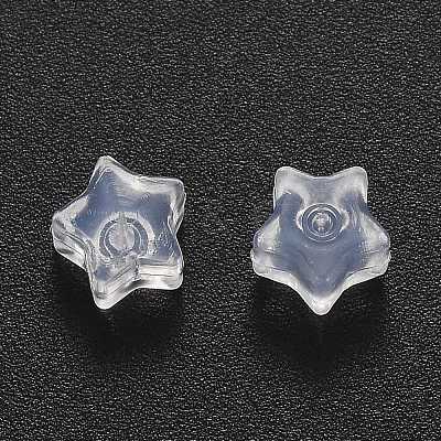 Transparent Silicone Ear Nuts SIL-N003-02-1