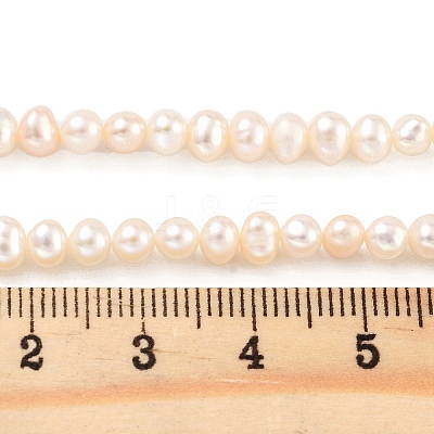 Natural Cultured Freshwater Pearl Beads Strands PEAR-C003-10F-1