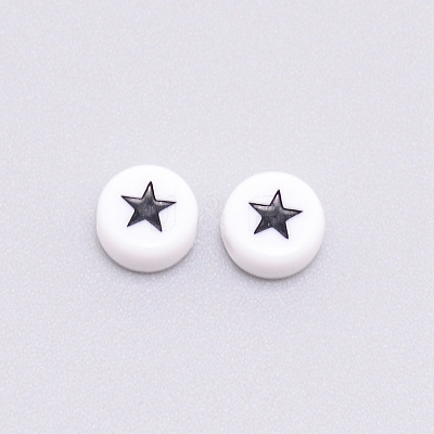 Opaque Acrylic Beads ACRC-TAC0001-01E-1
