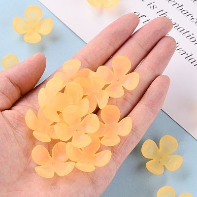 Frosted Acrylic Bead Caps MACR-S371-06A-719-1