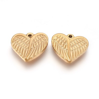 304 Stainless Steel Pendants STAS-E454-09G-1