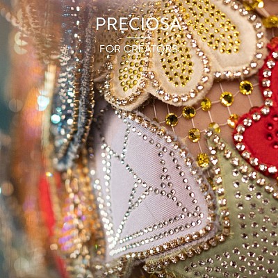 Preciosa® Crystal Hotfix Flatback Stones Y-PRC-HSS16-50020-200-1