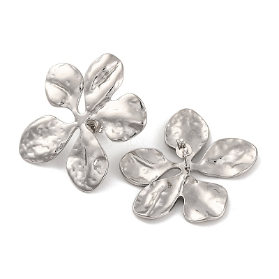 Tarnish Resistant 304 Stainless Steel Stud Earrings for Women EJEW-Z057-02P-1