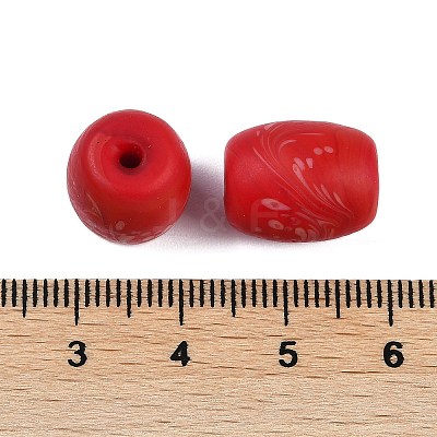 Opaque Handmade Lampwork Beads BLOW-D006-02B-1